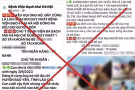 Cảnh báo thủ đoạn mạo danh bệnh viện trên Facebook để kêu gọi quyên góp, lừa đảo người dân ở Hưng Yên
