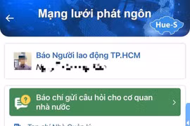 TP Huế số hóa hoạt động phát ngôn báo chí: Phóng viên được chấm điểm chất lượng phản hồi
