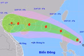 Bão Wipha hình thành, hướng vào Biển Đông và tiếp tục mạnh thêm