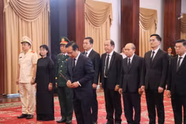 Lễ viếng nguyên Chủ tịch nước Trần Đức Lương tại TP HCM