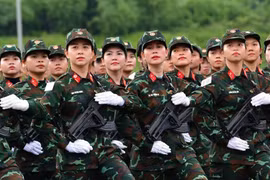 Bộ Quốc phòng tổ chức hợp luyện lần đầu các lực lượng diễu binh, diễu hành nhiệm vụ A80