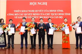 Nam Định bổ nhiệm 5 giám đốc và 29 phó giám đốc các sở