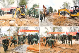 'Chiến dịch Quang Trung': Nhà nước hỗ trợ, người dân góp thêm để xây dựng, sửa chữa nhà to đẹp hơn