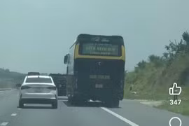 Chạy vào làn khẩn cấp, tài xế bị phạt nặng sau phản ánh của người dân
