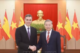 Tổng Bí thư Tô Lâm tiếp Thủ tướng Vương quốc Tây Ban Nha