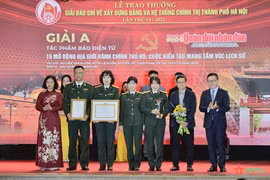 Hà Nội thông báo về tổ chức Giải báo chí về xây dựng Đảng và hệ thống chính trị thành phố