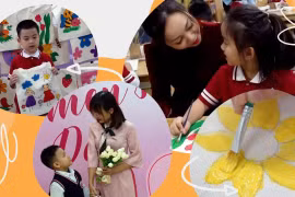 Học sinh tự tay làm quà tặng mẹ, gửi trao yêu thương nhân dịp 8/3