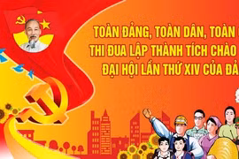 Quyết tâm thi đua lập thành tích chào mừng Đại hội lần thứ XIV của Đảng