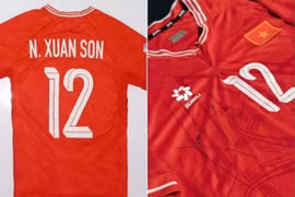 Áo thi đấu của tiền đạo Xuân Son được đấu giá gây quỹ từ thiện
