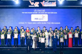 Bảo hiểm Nhân thọ MB Ageas Life lọt Top 500 Doanh nghiệp lớn nhất Việt Nam