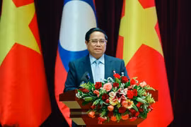 Thủ tướng Phạm Minh Chính: Lợi ích của hai đất nước cũng là lợi ích của doanh nghiệp Việt Nam - Lào