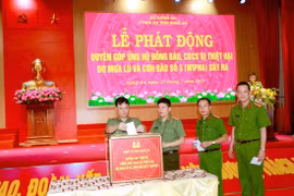 Công an tỉnh Nghệ An phát động ủng hộ đồng bào miền Tây bị thiệt hại do bão số 3