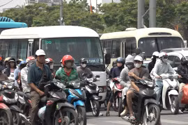 Đường không tắc do người dân trở lại Thủ đô sớm sau dịp nghỉ lễ 30/4 và 1/5