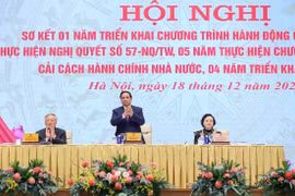 Thủ tướng chủ trì hội nghị về triển khai Nghị quyết số 57-NQ/TW, cải cách hành chính và Đề án 06