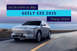 Bảng giá lăn bánh Geely EX5 - Xe điện vừa ra mắt Việt Nam