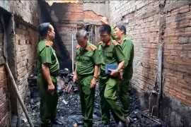 Bộ Công an kiểm tra hiện trường vụ cháy khiến 4 người tử vong