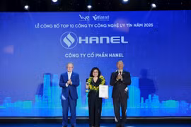 HANEL được bình chọn Top 10 Công ty Công nghệ uy tín năm thứ 5 liên tiếp