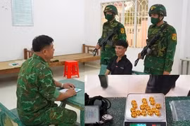 Bắt giữ đối tượng vận chuyển 16 khoanh vàng qua biên giới