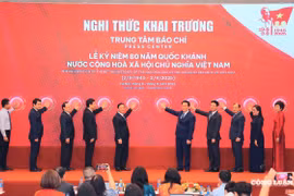 Trung tâm báo chí Lễ kỷ niệm 80 năm Quốc khánh: Nơi hội tụ số lượng phóng viên đông nhất từ trước đến nay
