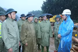 Phó Thủ tướng Trần Hồng Hà kiểm tra, chỉ đạo khắc phục sạt lở trên tuyến cao tốc La Sơn – Hòa Liên