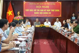 Cử tri kiến nghị nhiều vấn đề dân sinh, tổ chức bộ máy sau hợp nhất