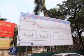 Hà Nội điều chỉnh thời gian thực hiện dự án đường Vành đai 1, đoạn Hoàng Cầu - Voi Phục đến hết năm 2026
