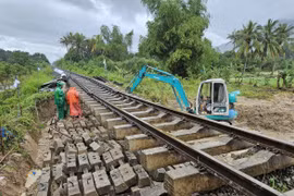 Đường sắt thiệt hại hơn 700 tỷ đồng hạ tầng, vận tải vì bão lũ