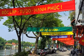 28.000 lá cờ Tổ quốc tung bay trên tuyến phố dài 800 mét