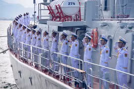 Hải quân luyện tập, sẵn sàng nhiệm vụ diễu binh lực lượng vũ trang trên biển