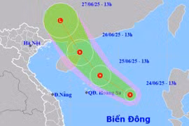 Áp thấp nhiệt đới hình thành trên Biển Đông, có khả năng mạnh lên