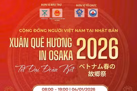 Nhiều hoạt động đặc sắc tại ‘Xuân Quê hương - Tết đại đoàn kết Osaka 2026’
