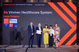 Vinmec lọt Top 5 Nơi làm việc xuất sắc nhất Việt Nam