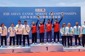 Canoeing Việt Nam giành HCV châu Á, lập kỳ tích tại giải vô địch châu lục 2025