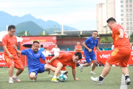 Những pha bóng đẹp trong ngày khai mạc Giải bóng đá Cúp Nhà báo và Công luận lần thứ IV