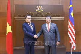 Chủ tịch Quốc hội Trần Thanh Mẫn hội đàm với Chủ tịch Hạ viện Malaysia