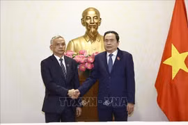 Chủ tịch Quốc hội Trần Thanh Mẫn tiếp Phó Chủ tịch Quốc hội Lào