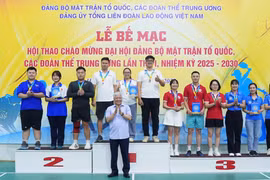 Bế mạc Hội thao chào mừng Đại hội Đảng bộ MTTQ, các đoàn thể Trung ương lần thứ I