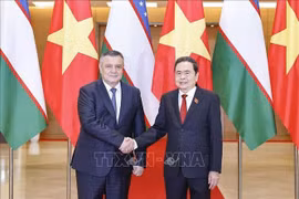 Chủ tịch Quốc hội Trần Thanh Mẫn tiếp Chủ tịch Hạ viện Uzbekistan