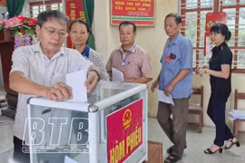 97,73% cử tri Thái Bình nhất trí với chủ trương hợp nhất tỉnh Hưng Yên và tỉnh Thái Bình