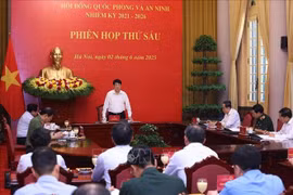 Chủ tịch nước Lương Cường chủ trì phiên họp thứ 6 Hội đồng Quốc phòng và An ninh
