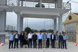 Nam Định: Đưa công trình cống Giao Hùng vào khai thác sớm hơn kế hoạch ban đầu