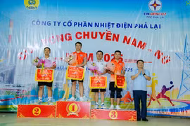 Giải bóng chuyền Nam, Nữ Nhiệt điện Phả Lại để lại ấn tượng sâu sắc