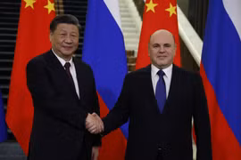 Thủ tướng Nga Mikhail Mishustin công du tới Trung Quốc