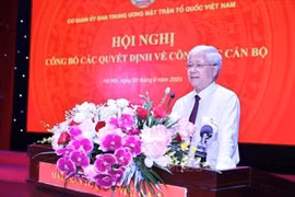 Ủy ban Trung ương MTTQ Việt Nam công bố tổ chức bộ máy và cán bộ theo mô hình mới