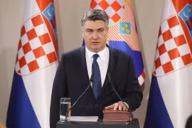 Tổng thống Croatia Zoran Milanovic tái đắc cử trong sự chia rẽ về chính trị