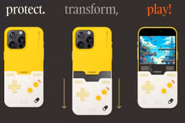 Biến iPhone thành máy chơi game cổ điển với ốp lưng Gamebaby