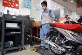 Cơ sở kiểm định khí thải xe máy không đúng quy định sẽ bị phạt đến 20 triệu đồng