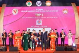 Viên khớp Tâm Bình, An thần ngủ ngon Tâm Bình đạt chứng nhận 'Hàng Việt Nam được người tiêu dùng yêu thích' năm 2025