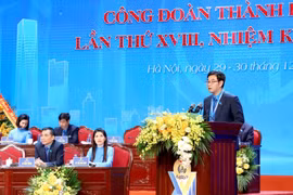 Ông Nguyễn Văn Thắng tái cử chức Chủ tịch Liên đoàn Lao động thành phố Hà Nội
