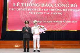 Đại tá Vũ Văn Đấu được bổ nhiệm làm Giám đốc Công an tỉnh Quảng Trị